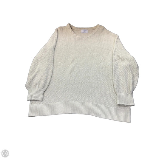 Sweater By Old Navy In White, Size: Xxl