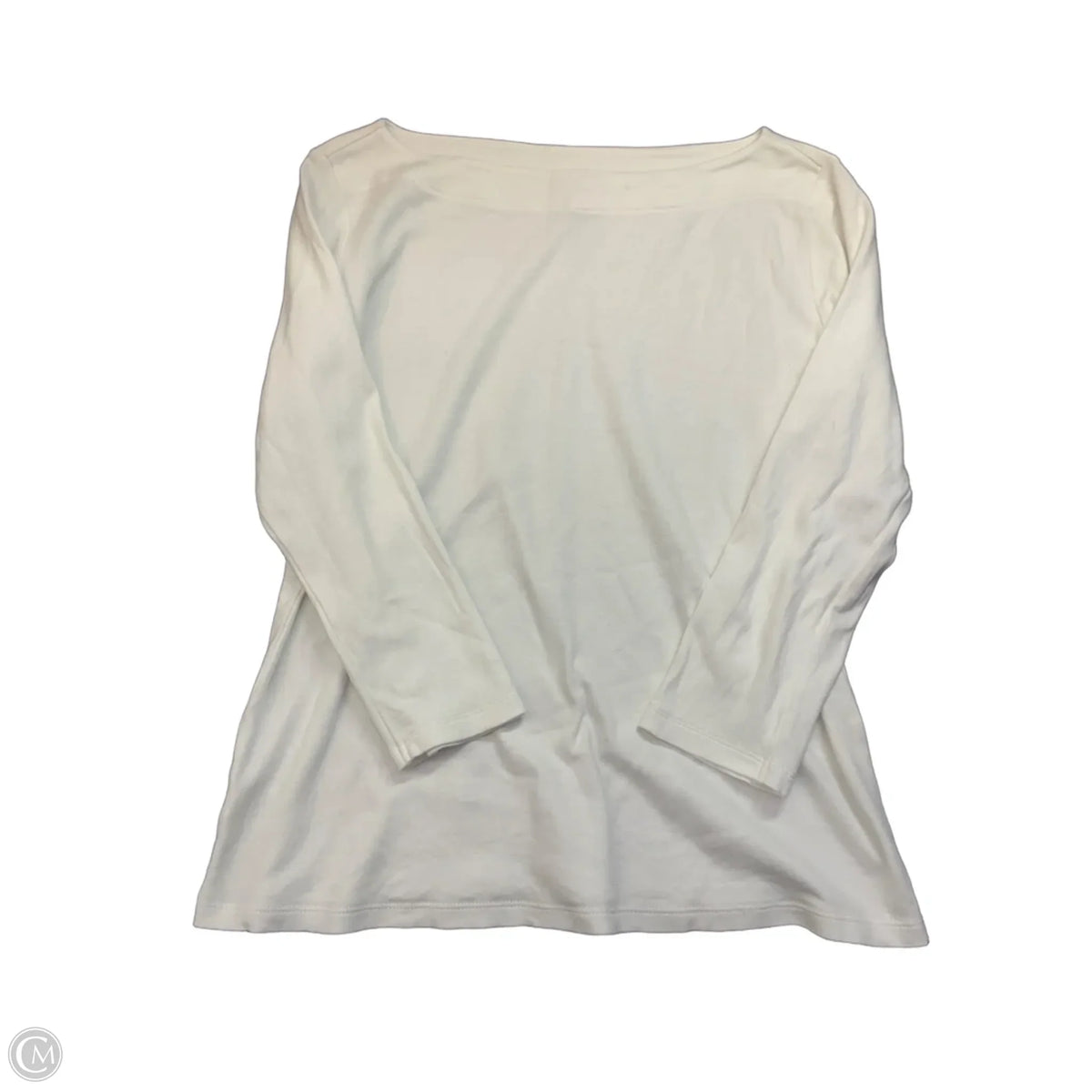 Top Short Sleeve Basic By Ann Taylor In White, Size: M