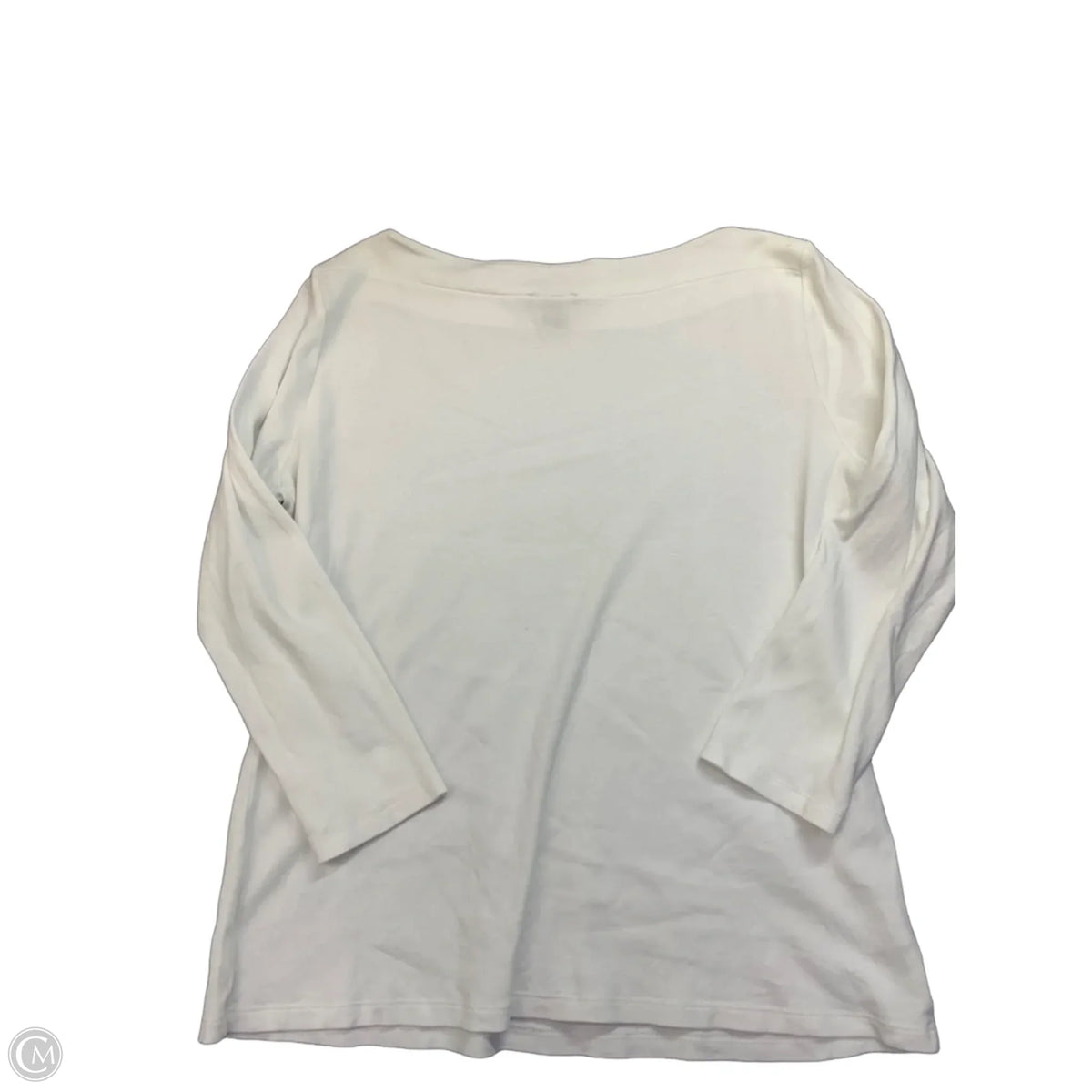 Top Short Sleeve Basic By Ann Taylor In White, Size: M