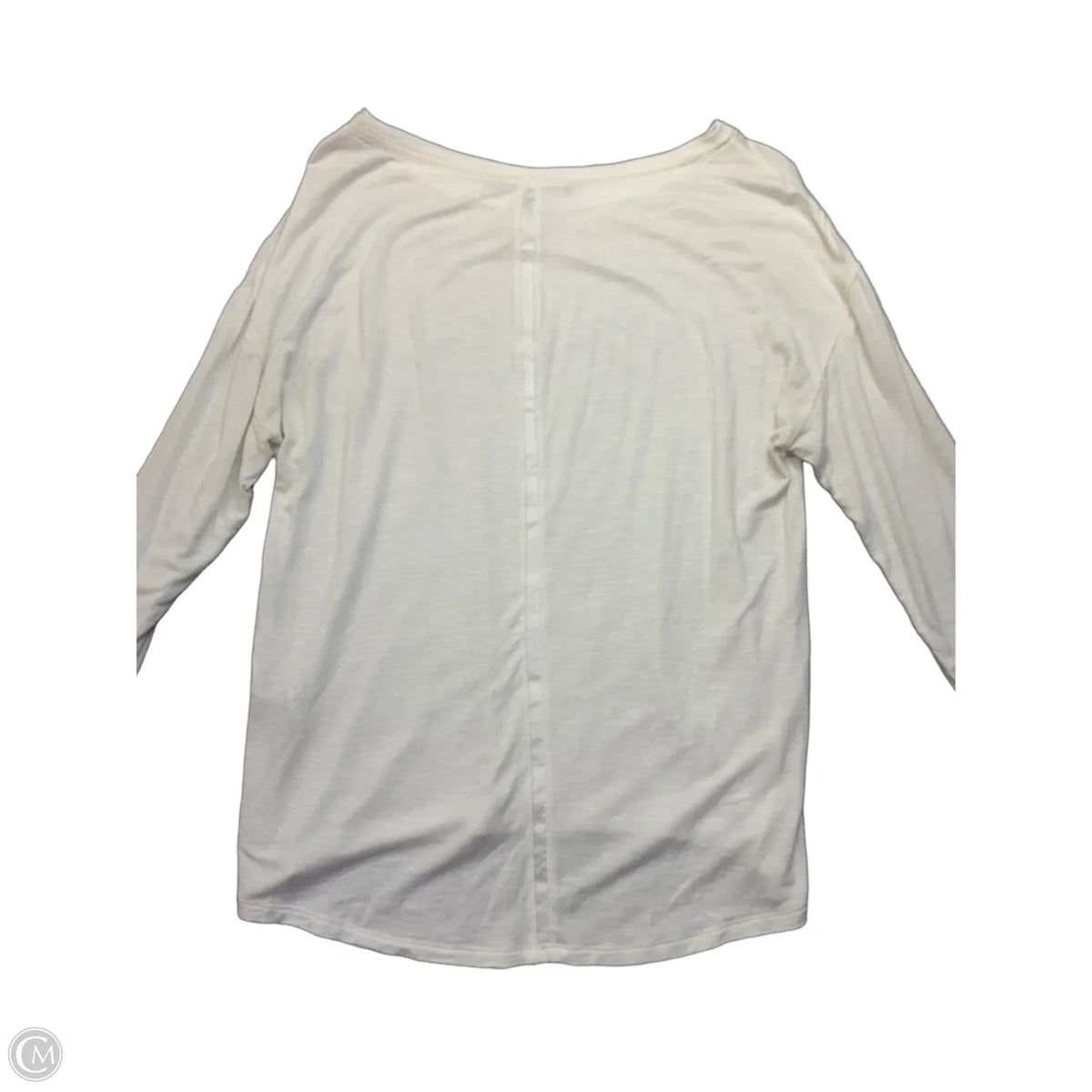 Top Long Sleeve Basic By White House Black Market In White, Size: S