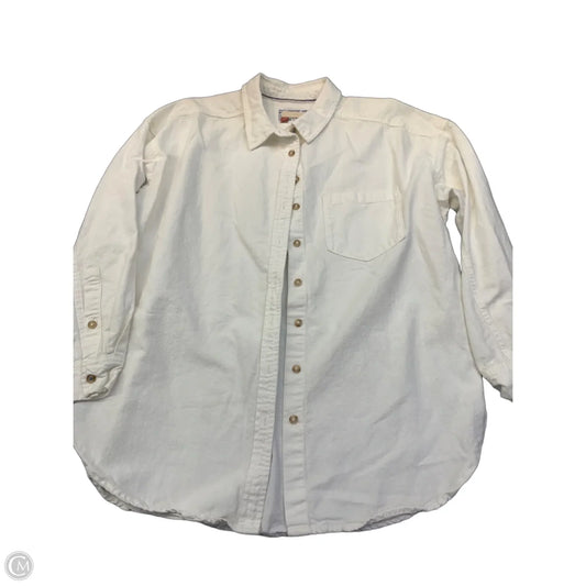 Top Long Sleeve By Pilcro In White, Size: S