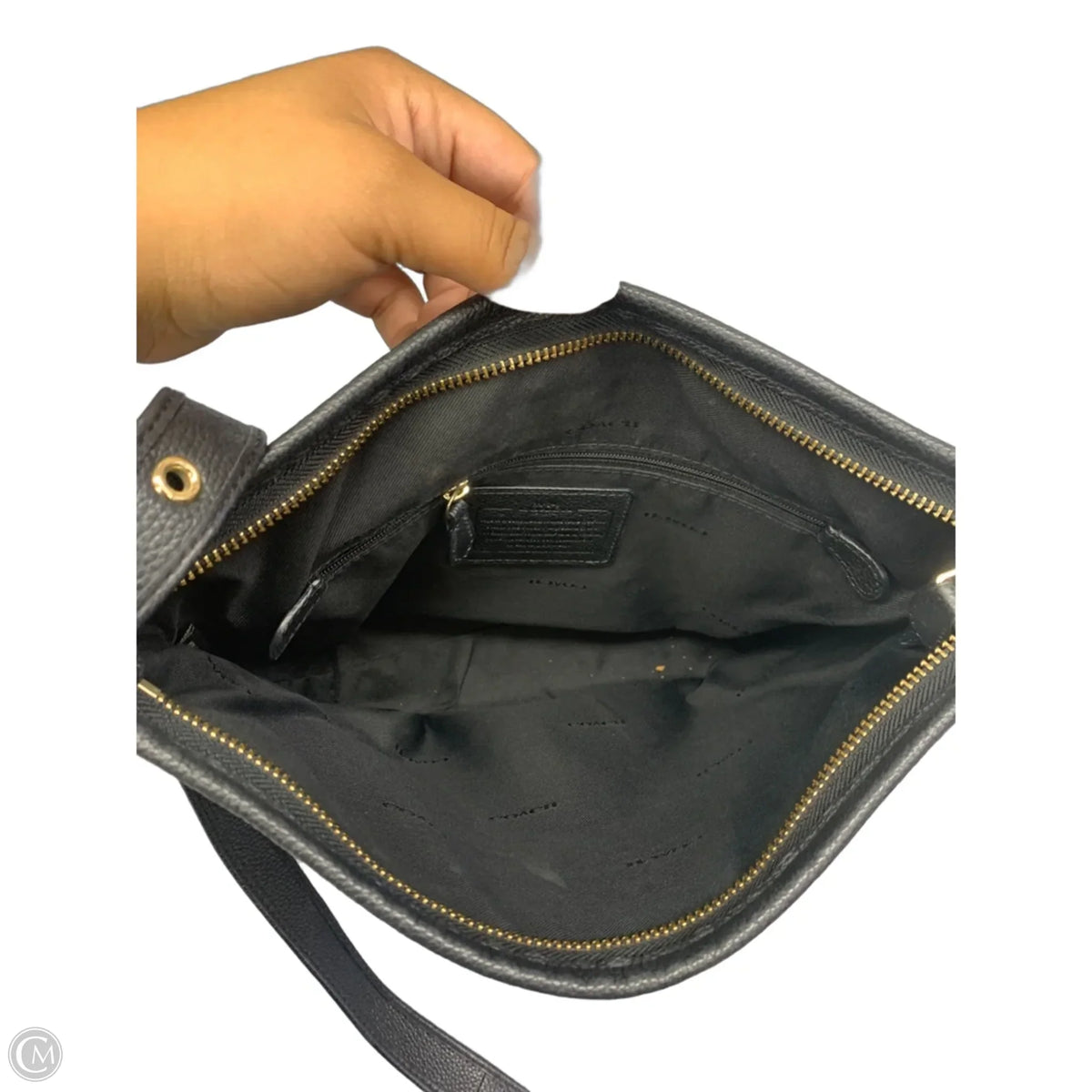 Crossbody Designer By Coach, Size: Medium