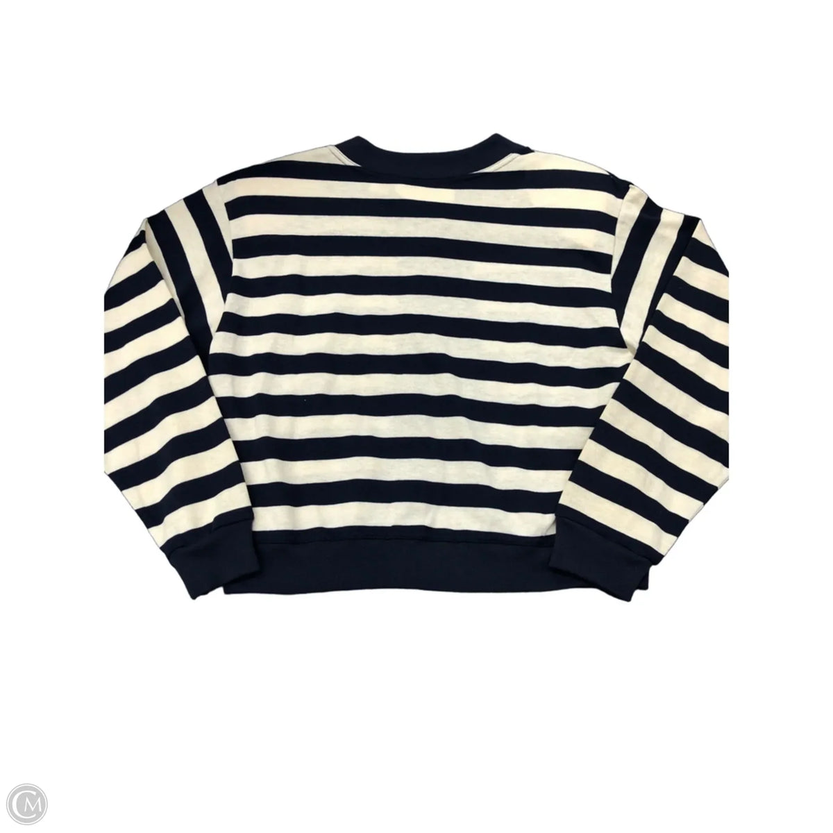 Cardigan By Clothes Mentor In Striped Pattern, Size: L