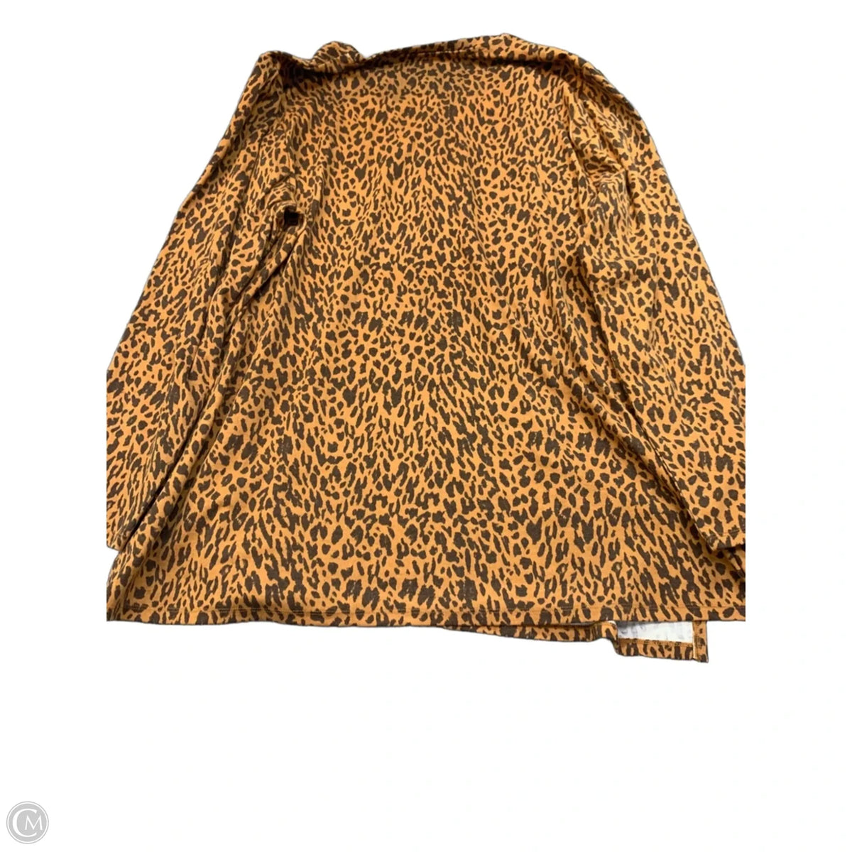 Top Long Sleeve Basic By Lane Bryant In Animal Print, Size: 22