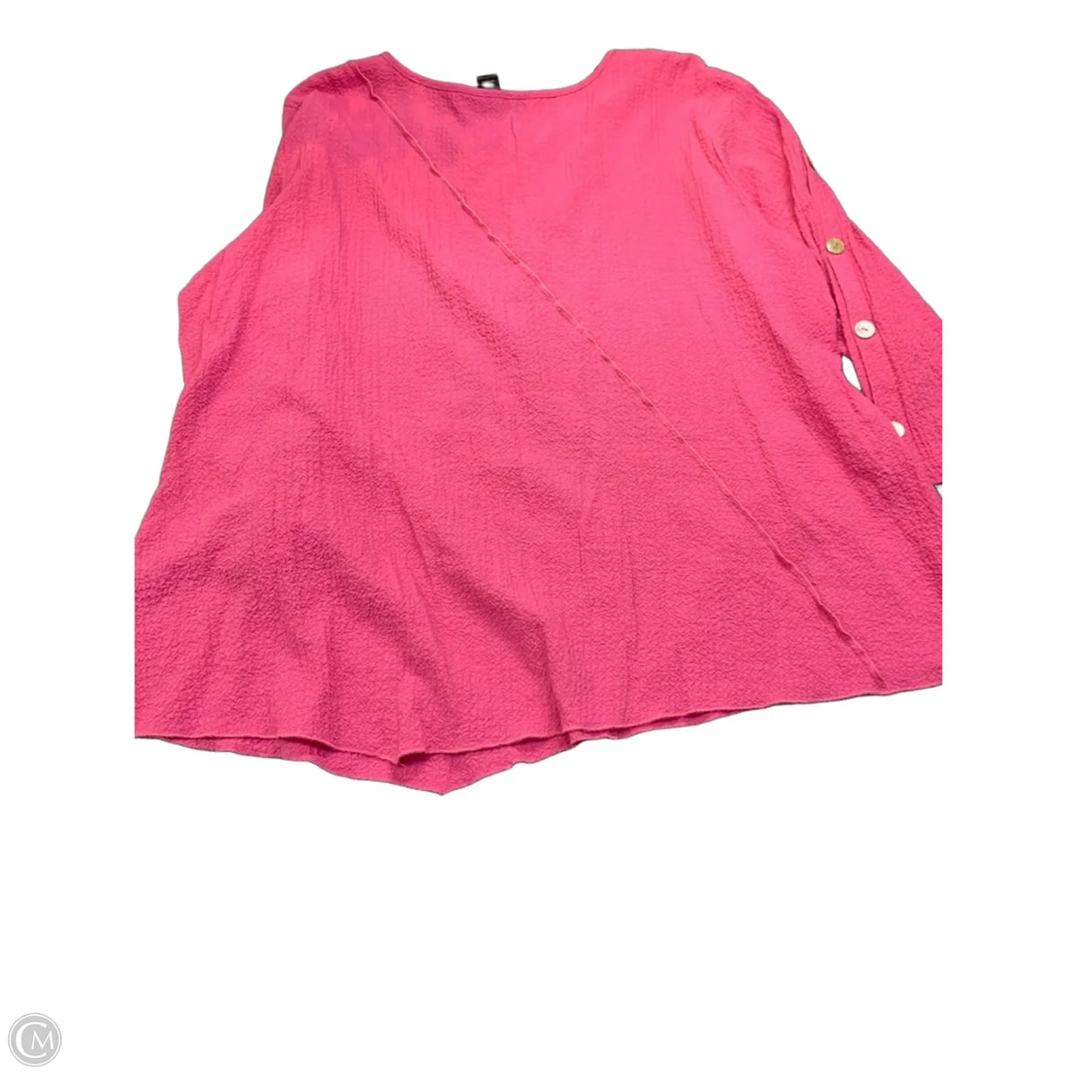 Top Long Sleeve Basic By Ali Miles In Pink, Size: 3x