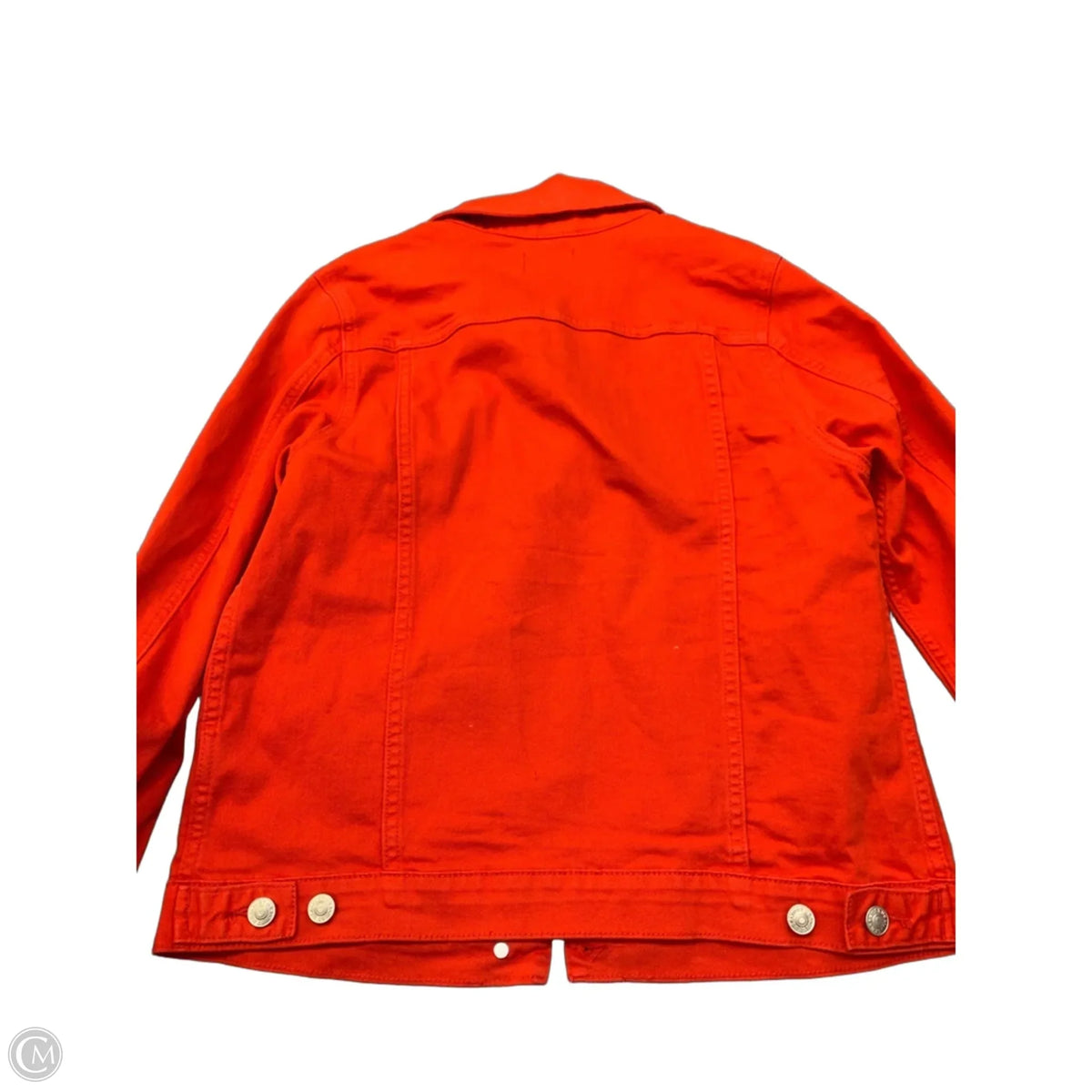 Jacket Denim By Just Usa In Red Denim, Size: L