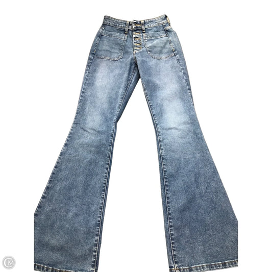 Jeans Flared By Time And Tru In Blue Denim, Size: 0