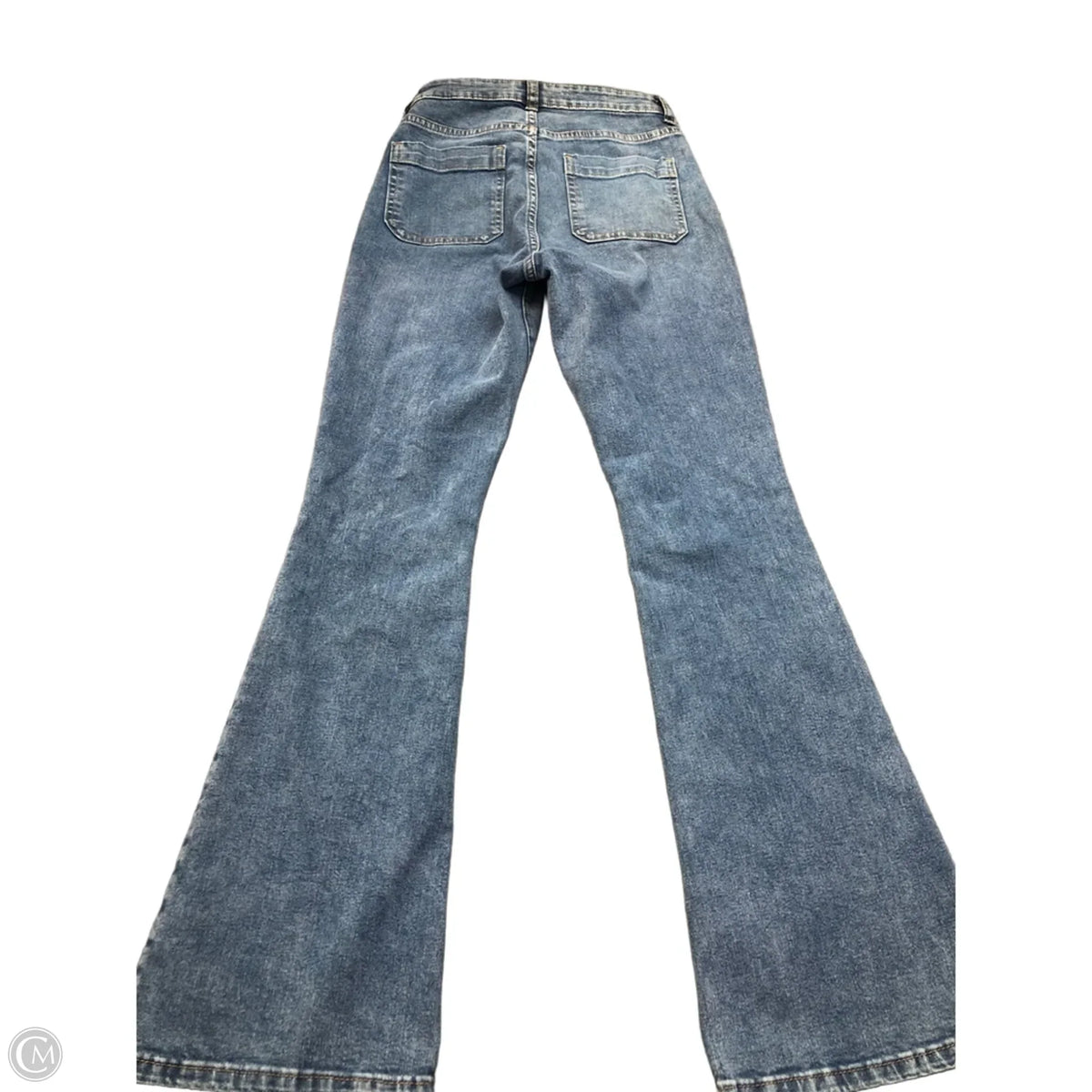 Jeans Flared By Time And Tru In Blue Denim, Size: 0