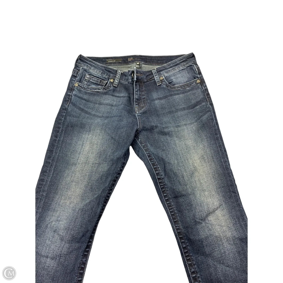 Jeans Straight By Kut In Blue Denim, Size: 8p