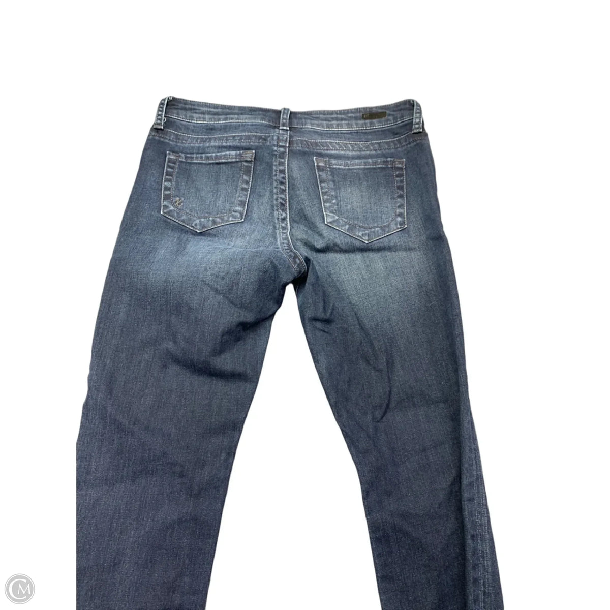 Jeans Straight By Kut In Blue Denim, Size: 8p