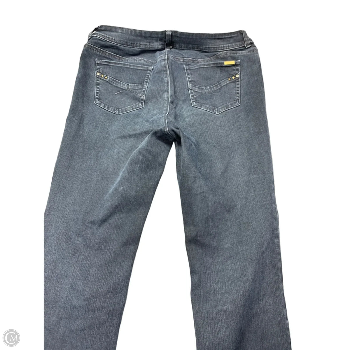 Jeans Straight By Chicos In Blue Denim, Size: 12