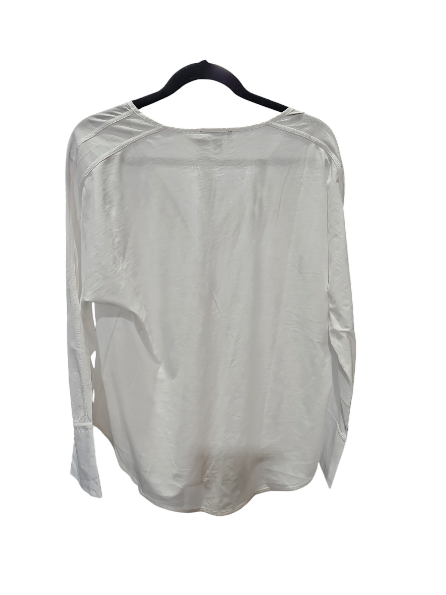 Blouse Long Sleeve By J. Crew In White, Size: M