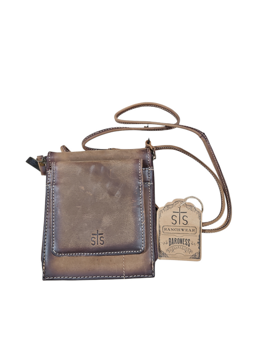 Crossbody Leather By Clothes Mentor, Size: Small