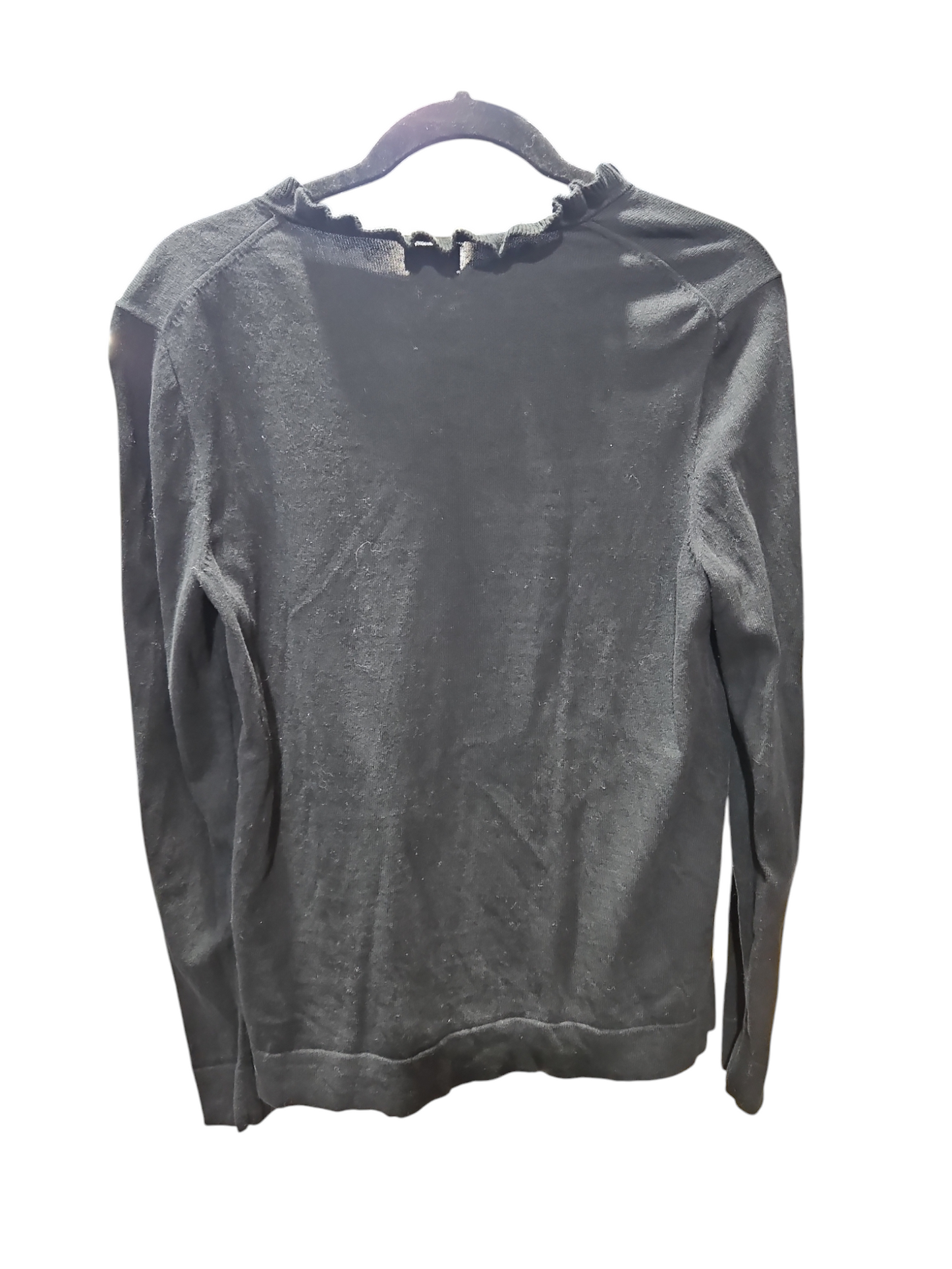 Top Long Sleeve By J. Crew In Black, Size: L