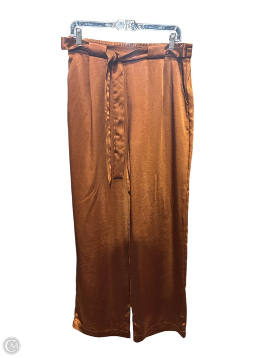 Pants Wide Leg By Skies Are Blue In Bronze, Size: M