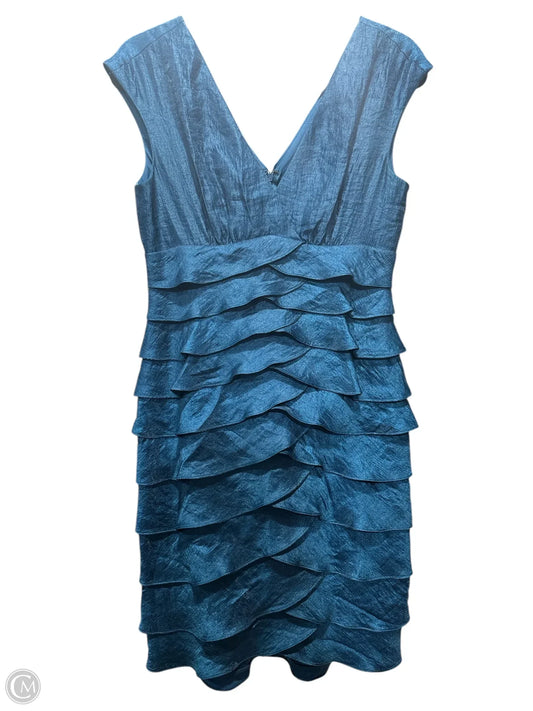 Dress Party Midi By London Times In Blue, Size: 8