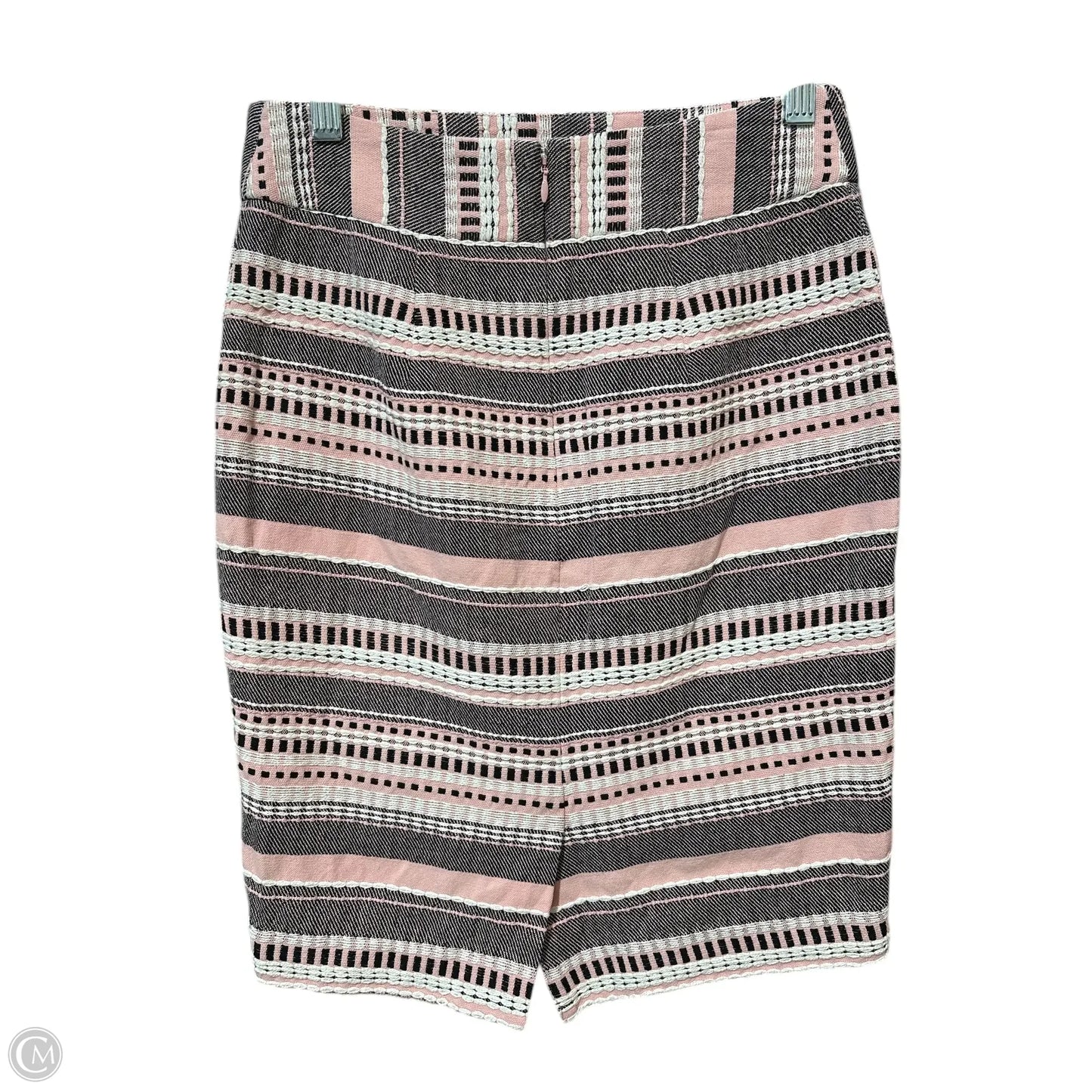 Skirt Midi By Loft In Striped Pattern, Size: Xs