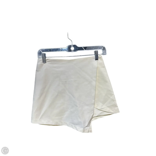 Skort By Clothes Mentor In Ivory, Size: S