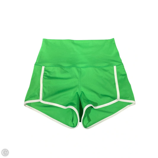 Athletic Shorts By Free People In Green & White, Size: L