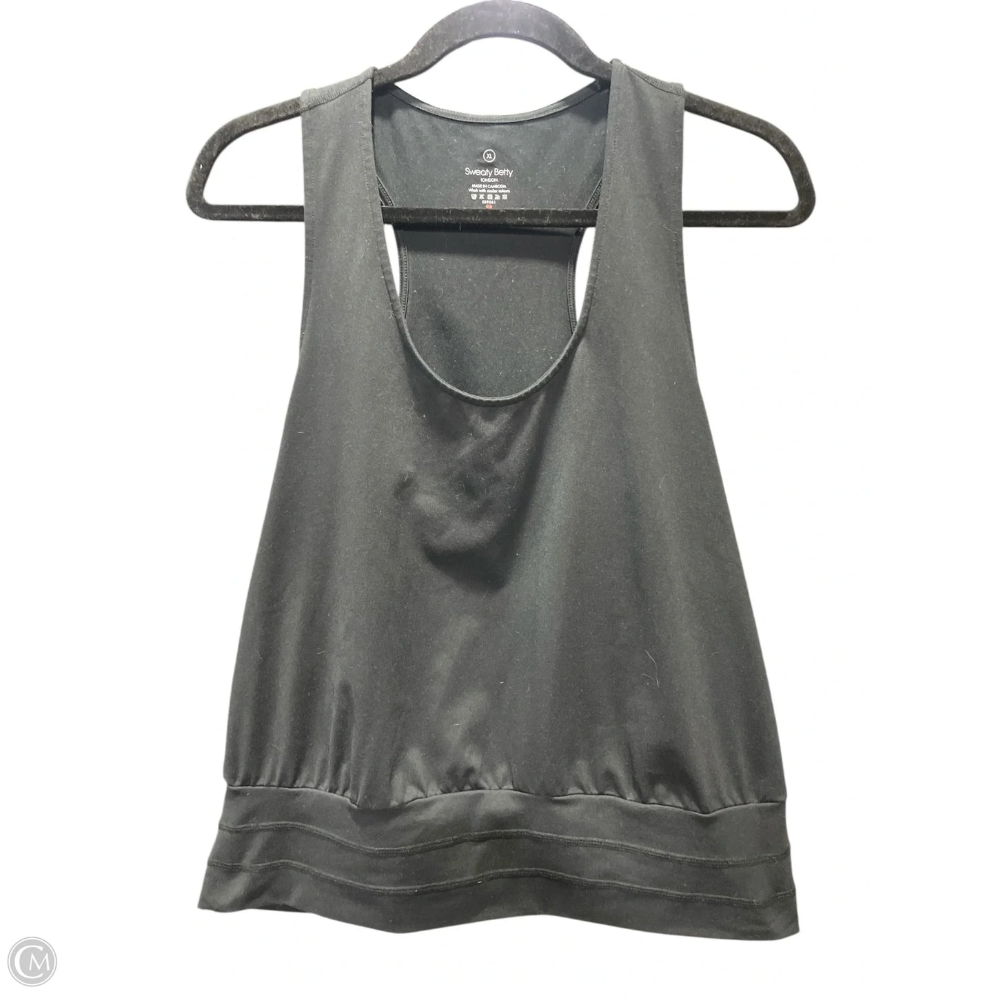 Athletic Tank Top By Sweaty Betty In Black, Size: Xl