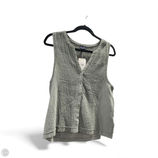Top Sleeveless By Splendid In Grey, Size: L