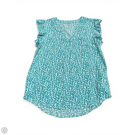 Blouse Sleeveless By Clothes Mentor In Animal Print, Size: S