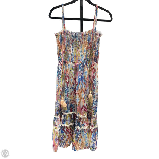 Dress Casual Midi By Clothes Mentor In Multi-colored, Size: Xl