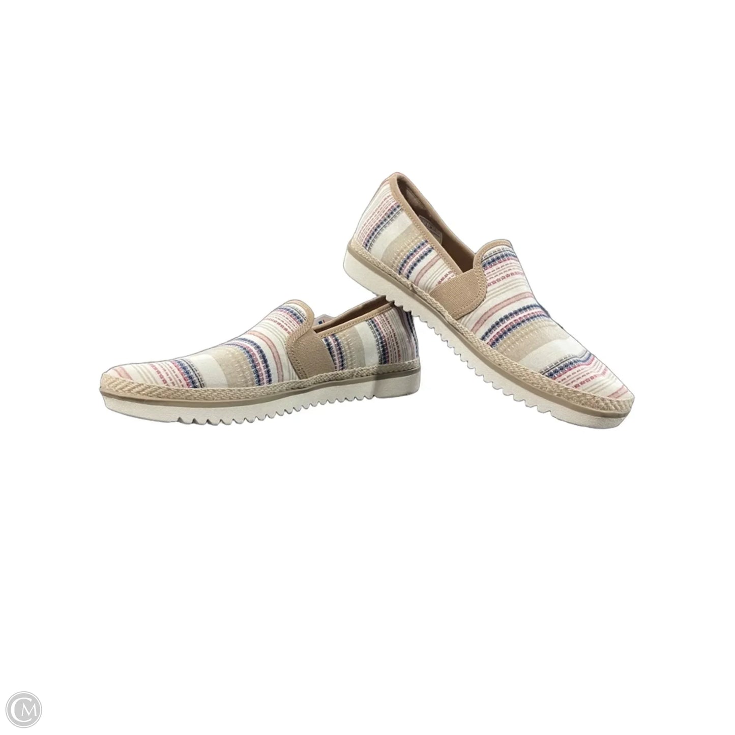 Shoes Flats By Bobs In Striped Pattern, Size: 8