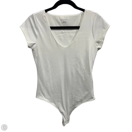 Bodysuit By Z Supply In White, Size: M