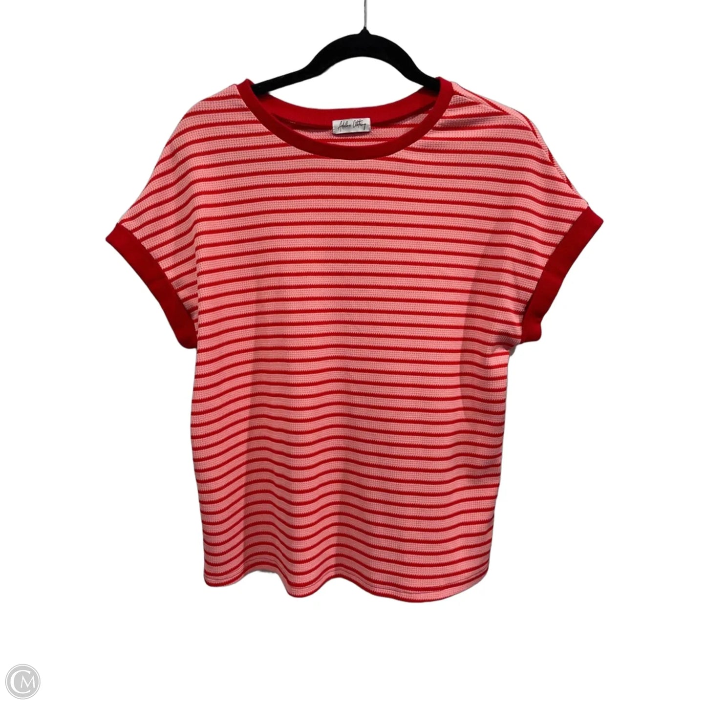 Top Short Sleeve By Clothes Mentor In Striped Pattern, Size: S