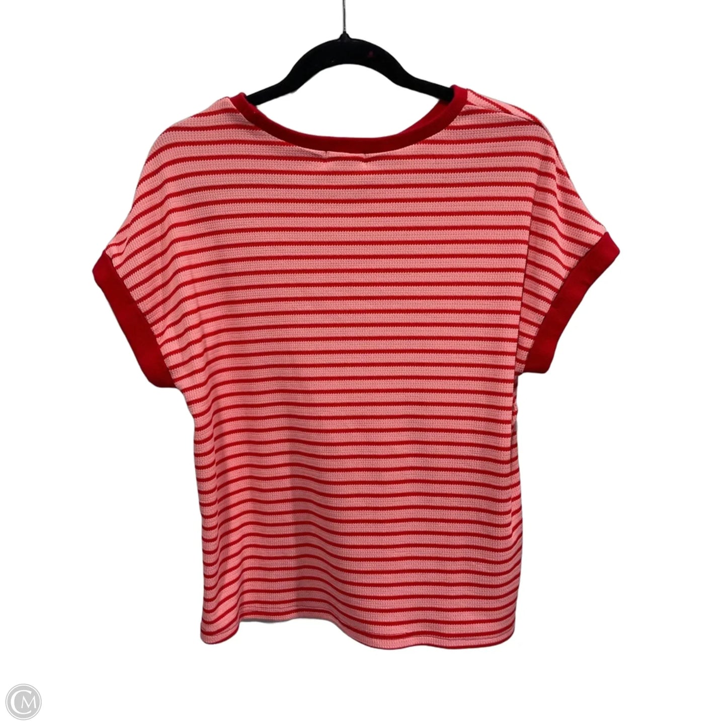 Top Short Sleeve By Clothes Mentor In Striped Pattern, Size: S