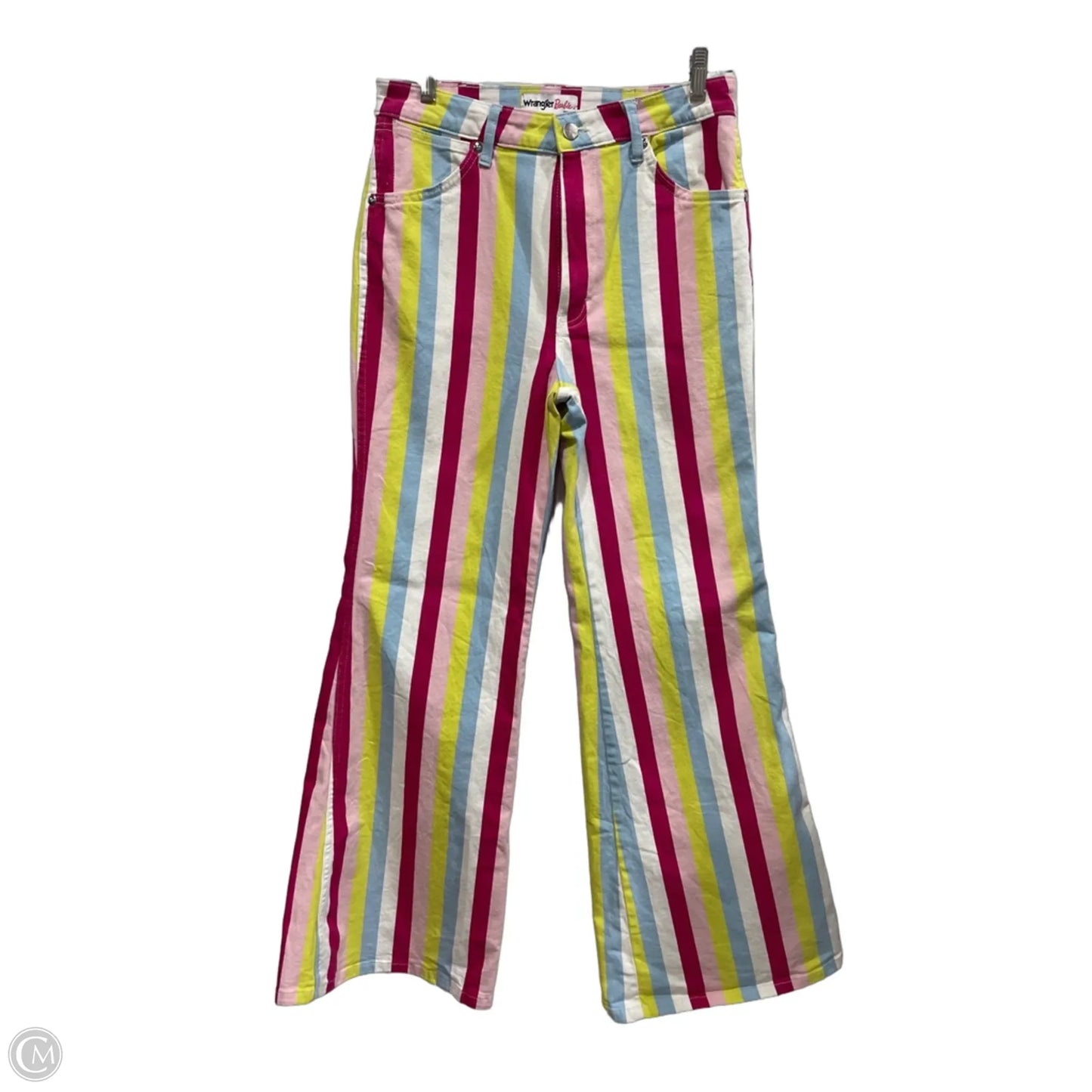 Jeans Flared By Wrangler In Striped Pattern, Size: 30