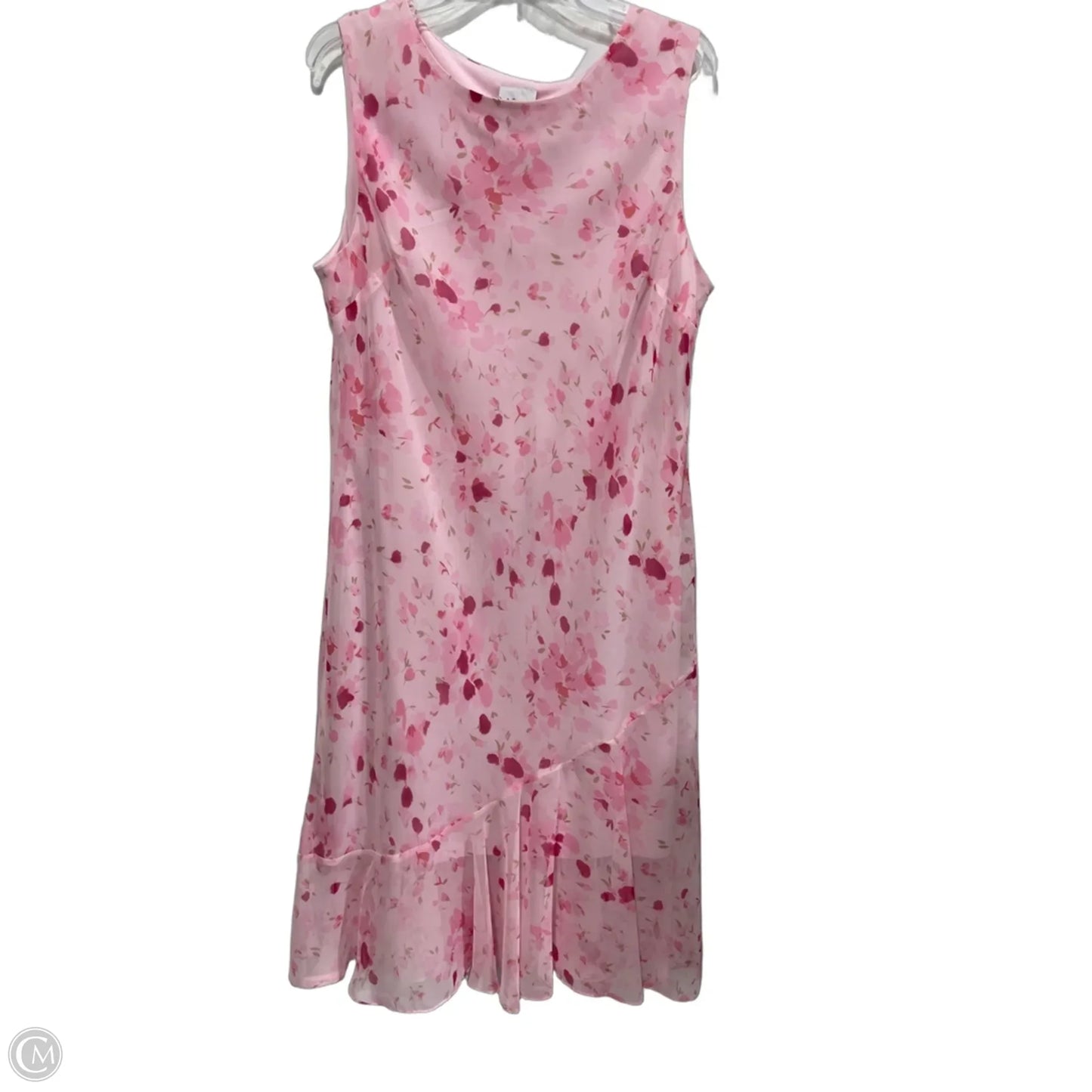 Dress Casual Midi By Dj Summers In Floral Print, Size: Xl