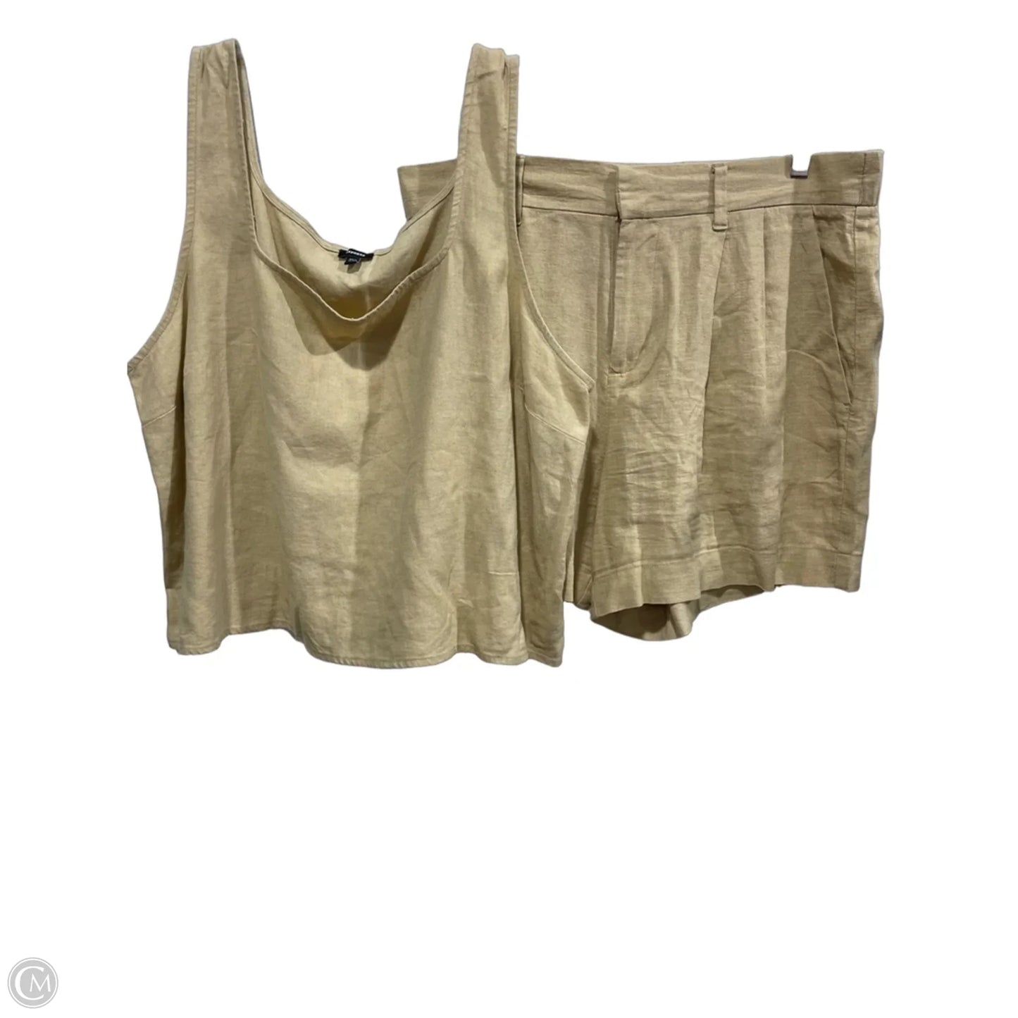 Shorts Set By Express In Tan, Size: Xl