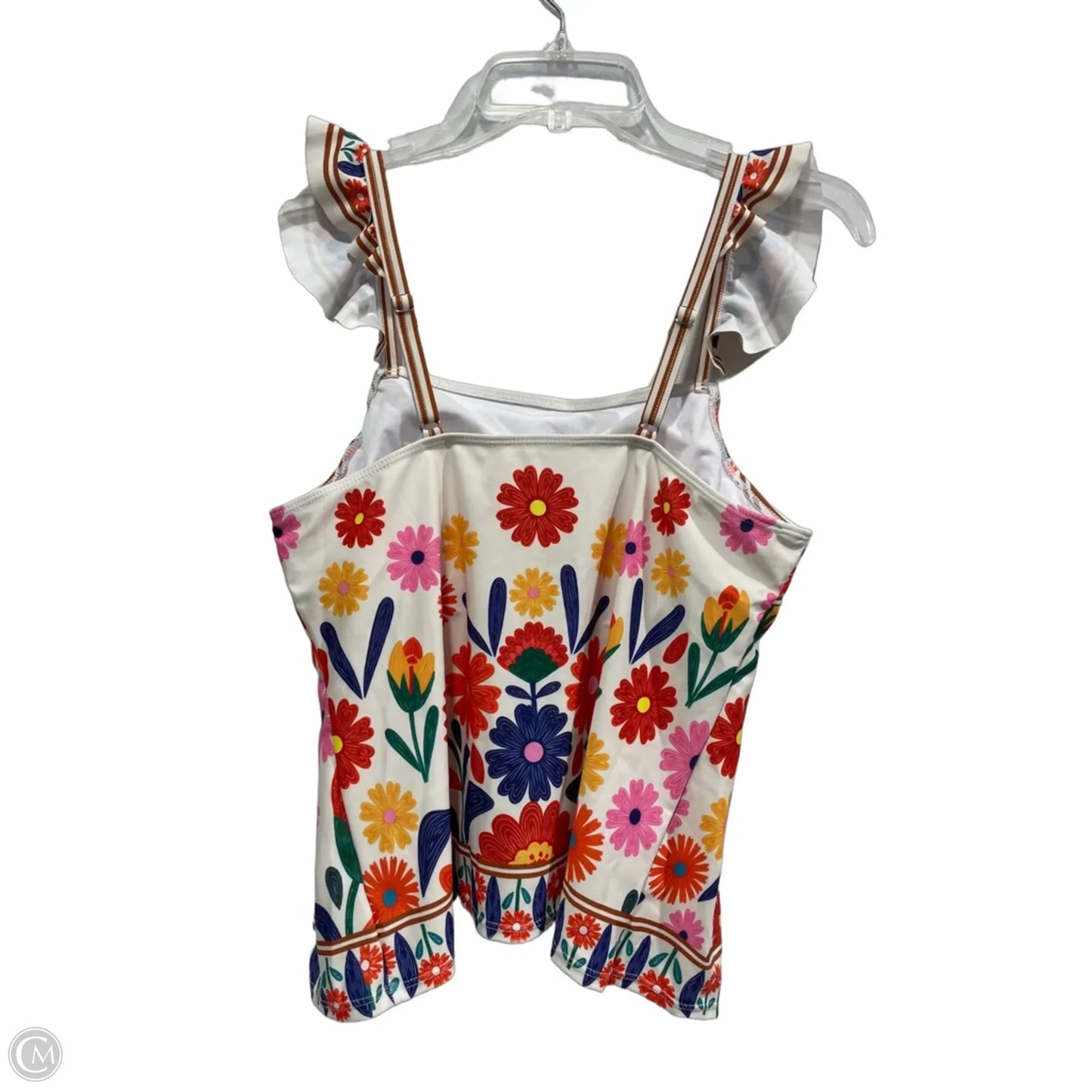 Swimsuit 2pc By Clothes Mentor In Floral Print, Size: L