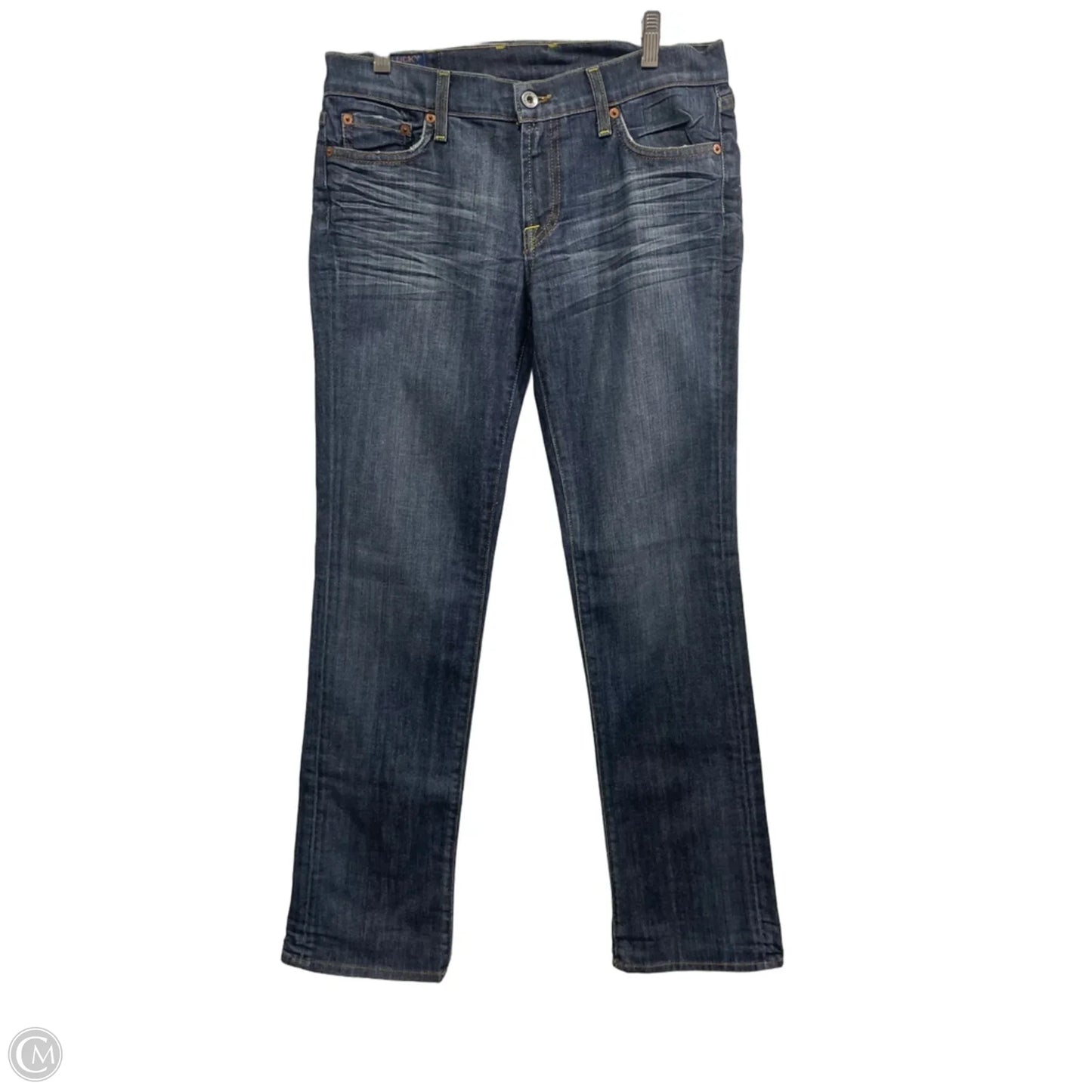 Jeans Flared By Lucky Brand In Blue Denim, Size: 8