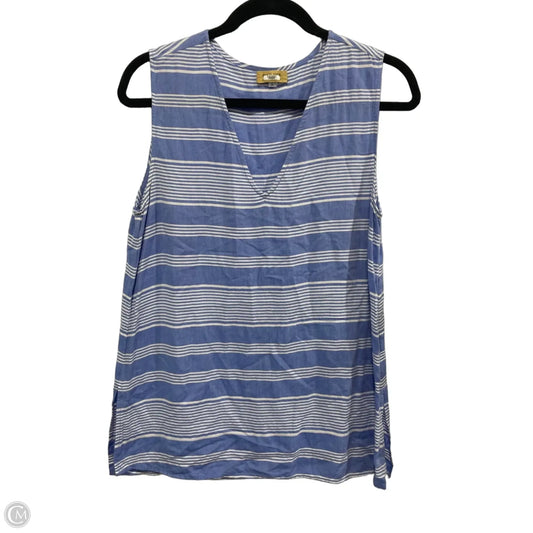 Top Sleeveless By Piko In Striped Pattern, Size: S