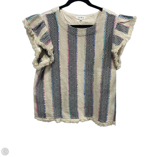 Top Short Sleeve By Thml In Multi-colored, Size: M