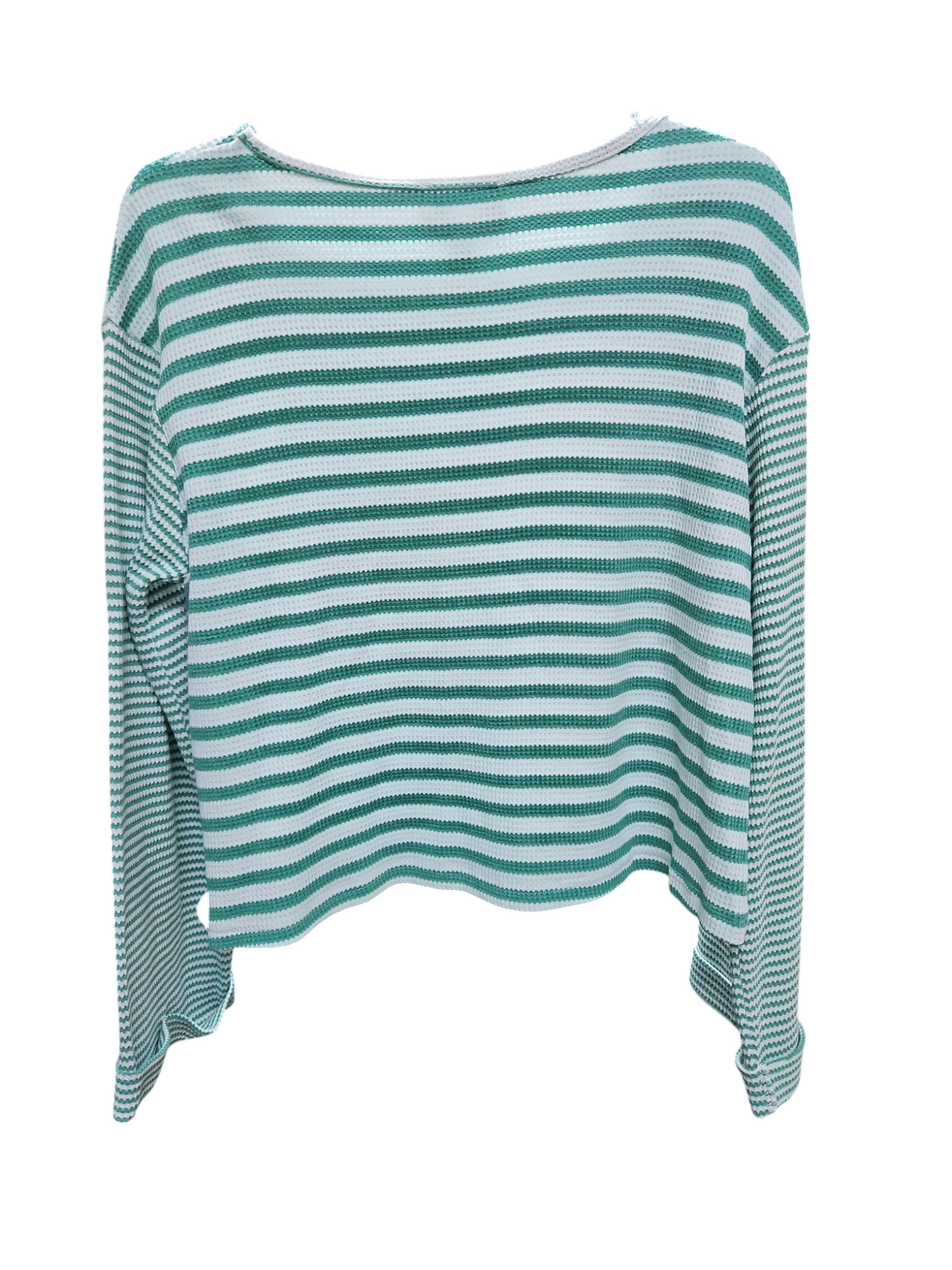 Top Long Sleeve By She + Sky In Striped, Size: M