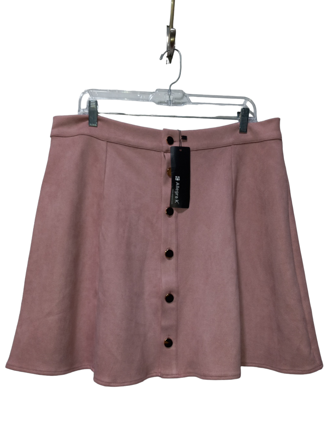 Pink Skirt Mini & Short Allegra K, Size Xl