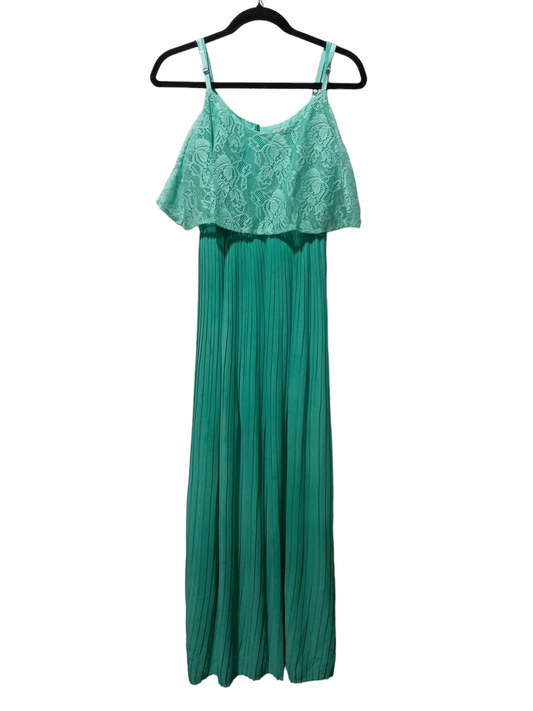 Green Dress Casual Maxi Charlotte Russe, Size M