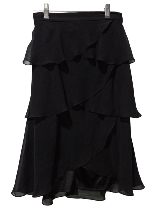 Black Skirt Midi Alex Evenings, Size 4