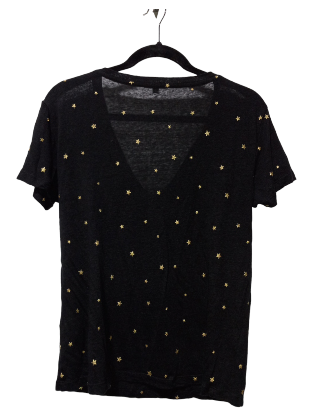 Black & Gold Top Short Sleeve Rails, Size S