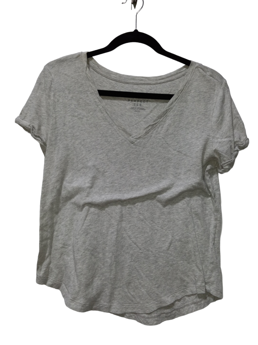 Grey Top Short Sleeve Basic Aeropostale, Size Xs