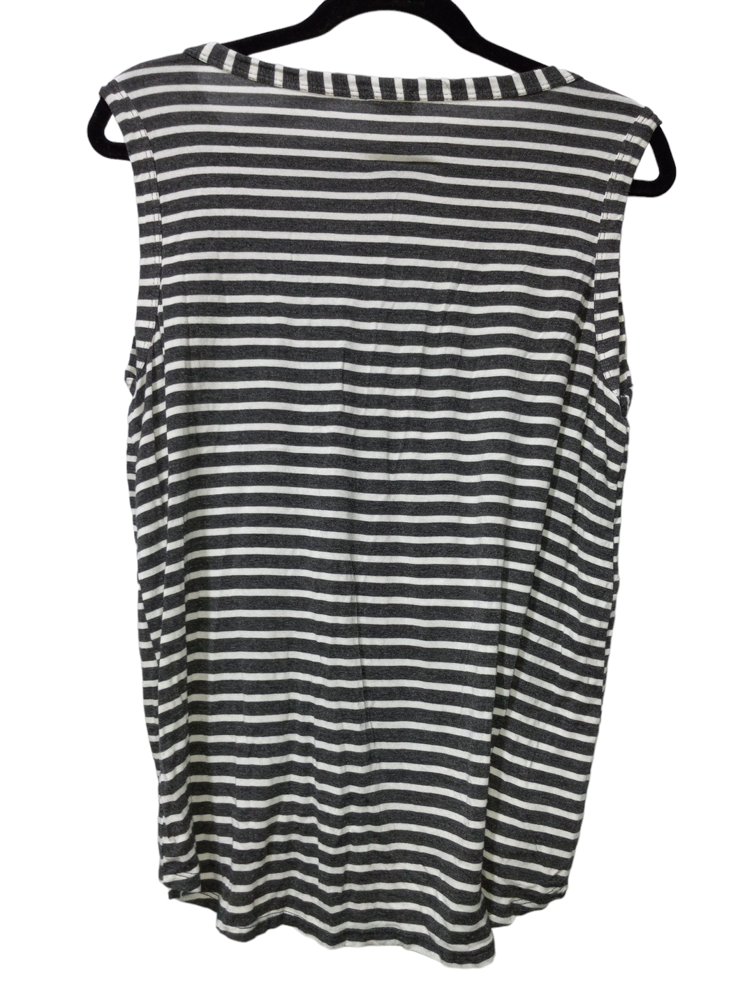 Striped Pattern Top Sleeveless Bibi, Size M