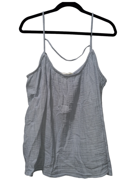 Blue Top Sleeveless H&m, Size Xl