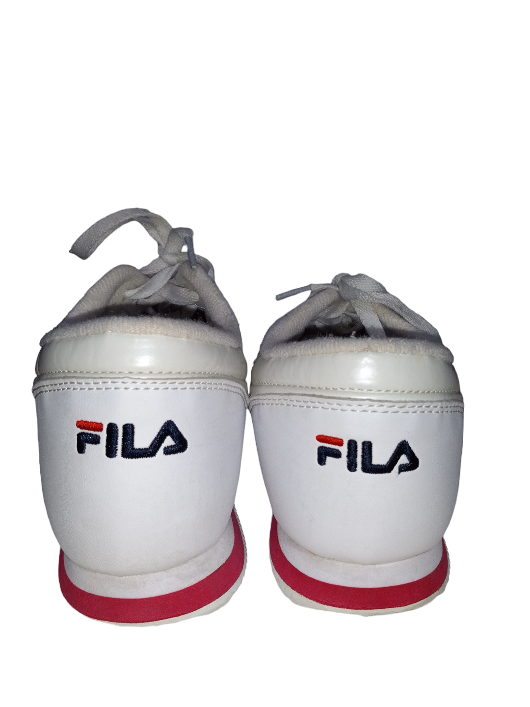 White Shoes Sneakers Fila, Size 8