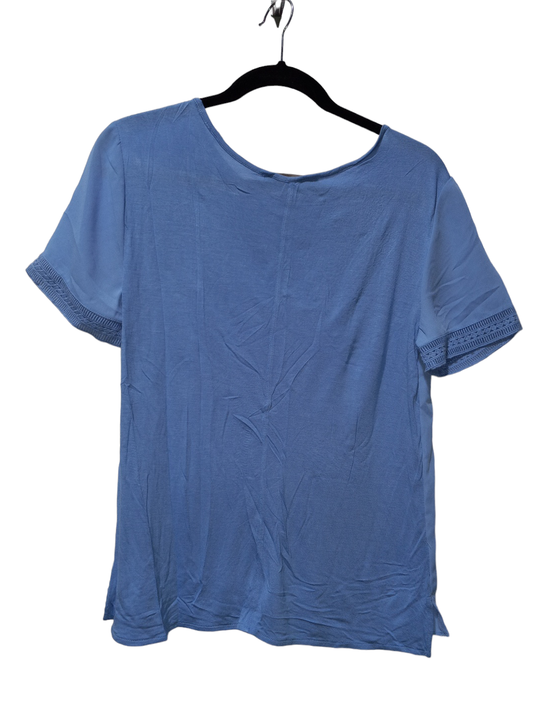 Blue Blouse Short Sleeve Loft, Size S