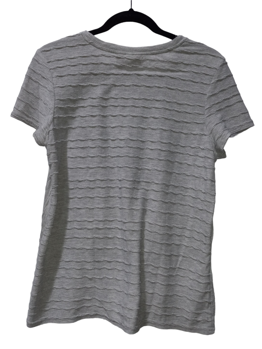 Grey Top Short Sleeve Chicos, Size M