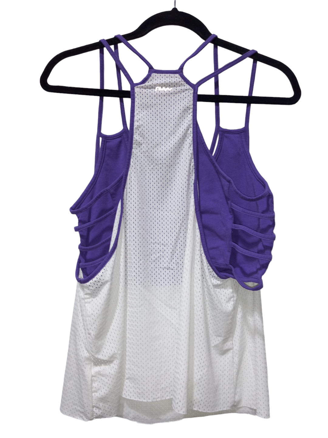 Purple & White Athletic Tank Top Clothes Mentor, Size L